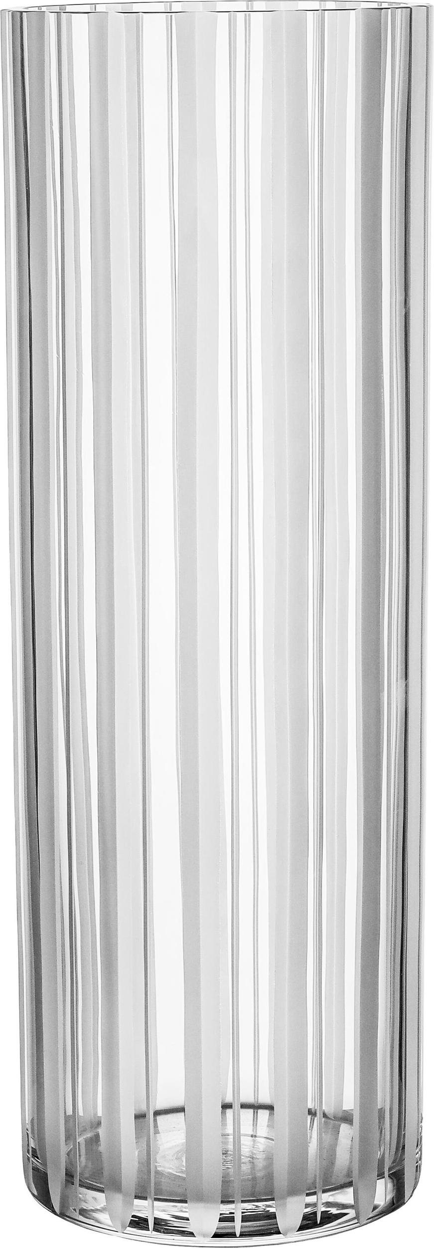 Cut in Number Vase 33 cm Streifen