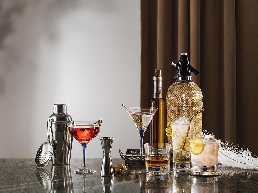 Intermezzo Ποτήρι Long Drink, 400 ml, μπλε