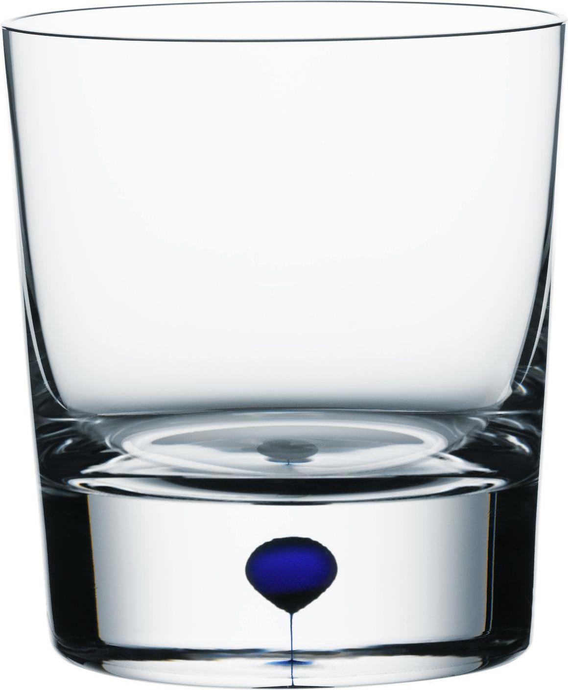 Intermezzo Trinkglas 250 ml niedrig blau
