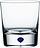 Intermezzo Trinkglas 250 ml niedrig blau