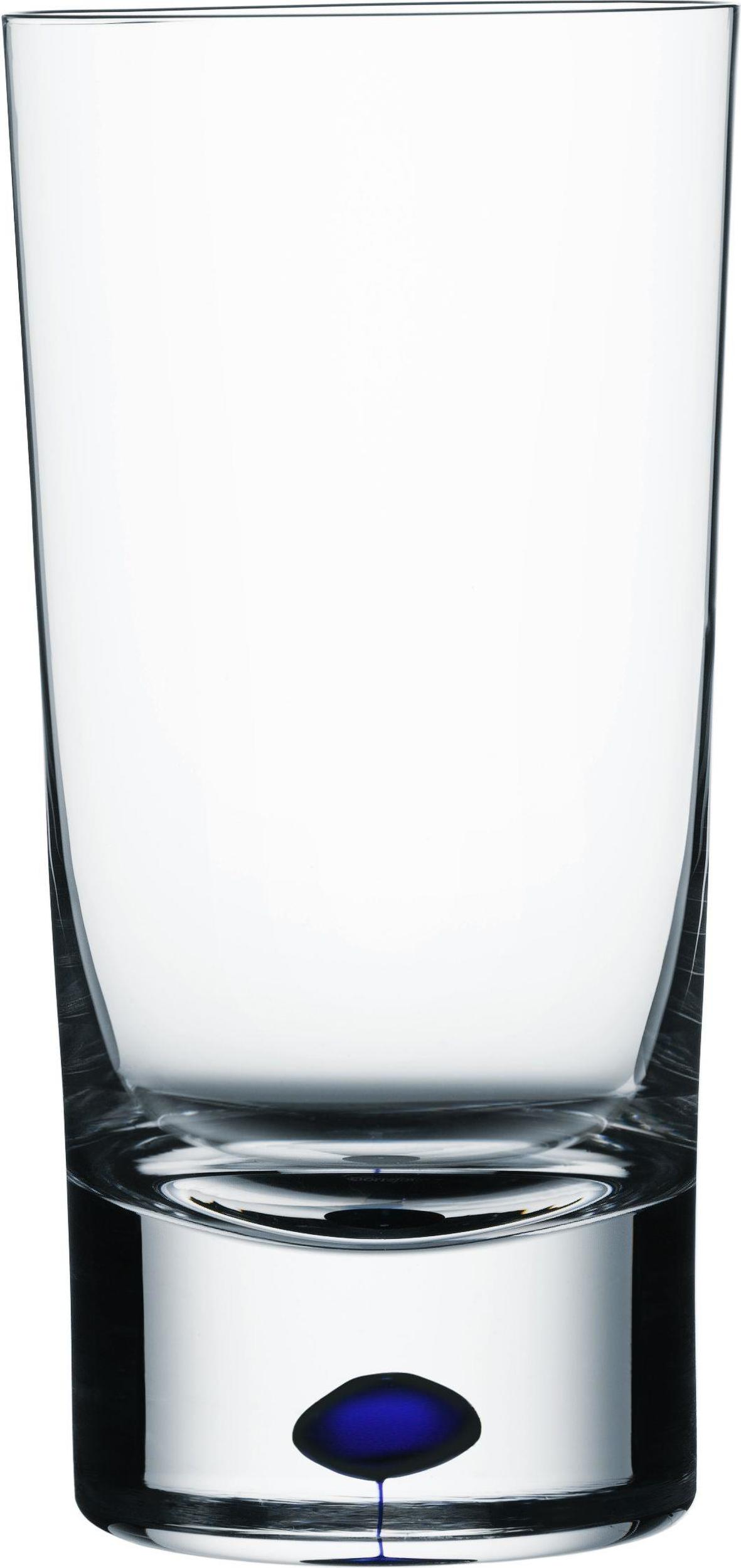 Intermezzo Trinkglas 400 ml hoch blau