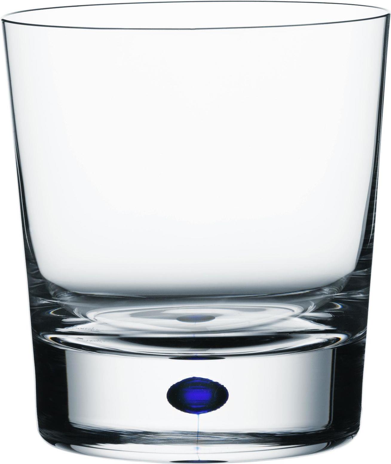 Intermezzo Trinkglas 400 ml niedrig blau