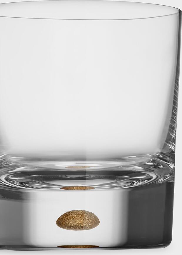 Intermezzo whiskyglas 250 ml, guld, 2 stk.
