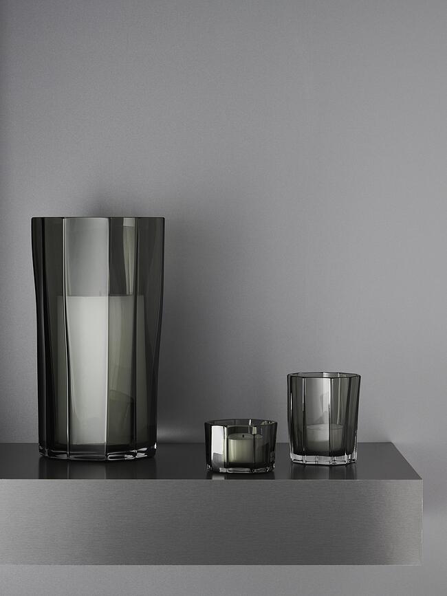Lanterna Reed 25 cm, verde scuro