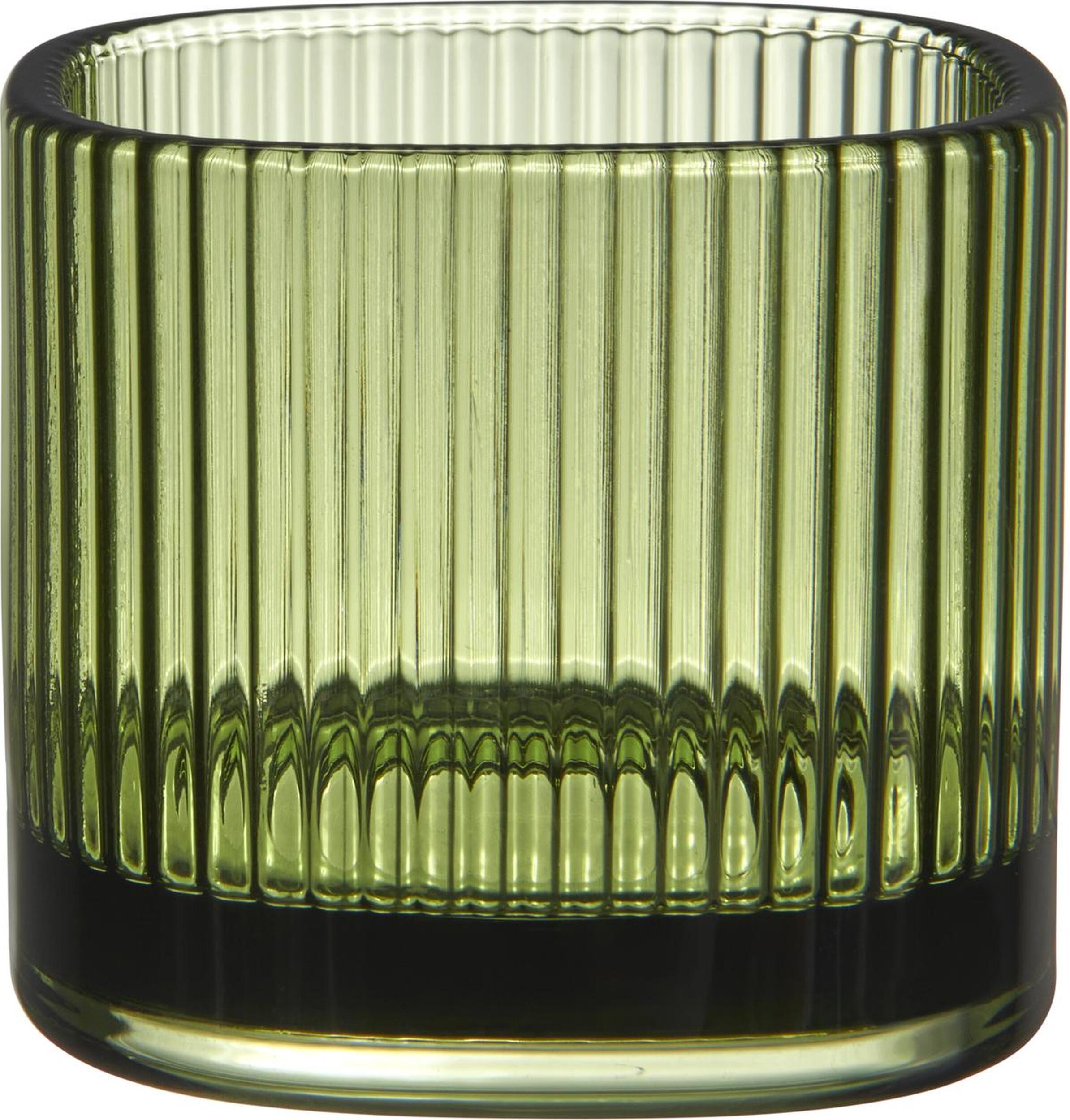Magica Circle Teelichthalter 7 cm, grün
