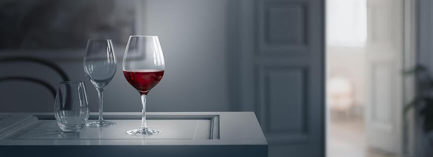 More Kozarci za vino, 440 ml, 4 kosi