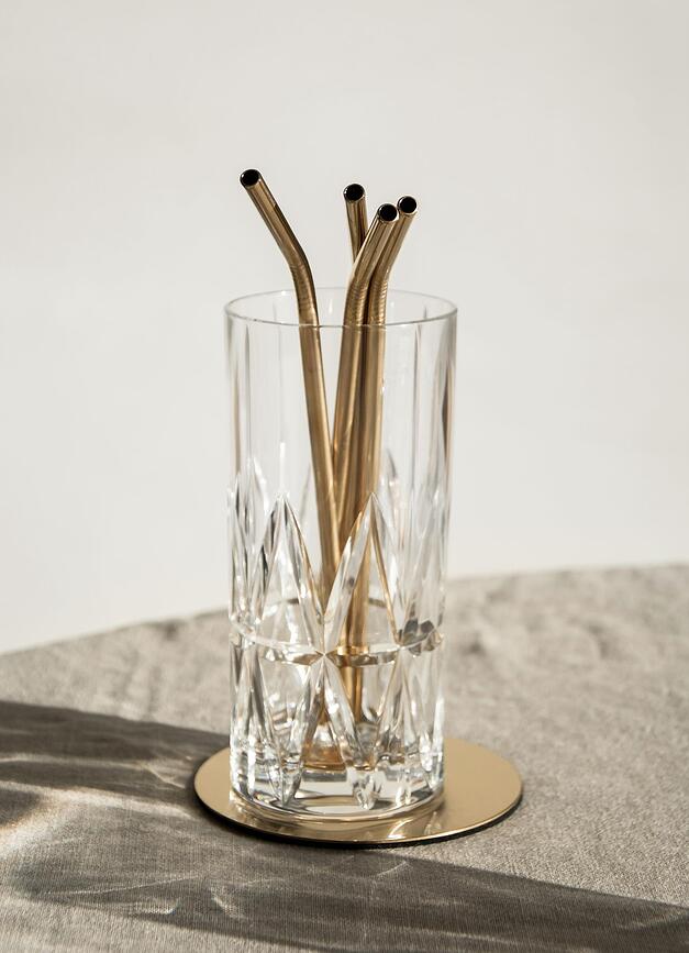 Pajitas con cepillo limpiador Peak, Set de 4 piezas