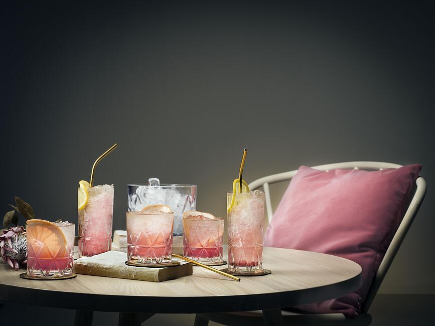 Peak Double Verres à boisson 340 ml, Lot de 4