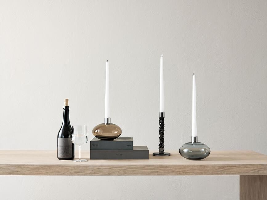 Pluto Κηροπήγιο για κλασικό κερί, διάφανο