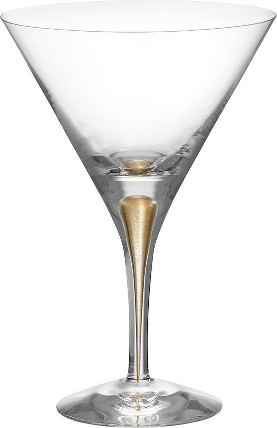 Ποτήρια Intermezzo για μαρτίνι 250 ml, χρυσά, 2 τμχ