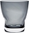 Squeeze Gebogene Vase 18 cm graublau