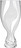 Squeeze Gebogene Vase 34 cm durchsichtig