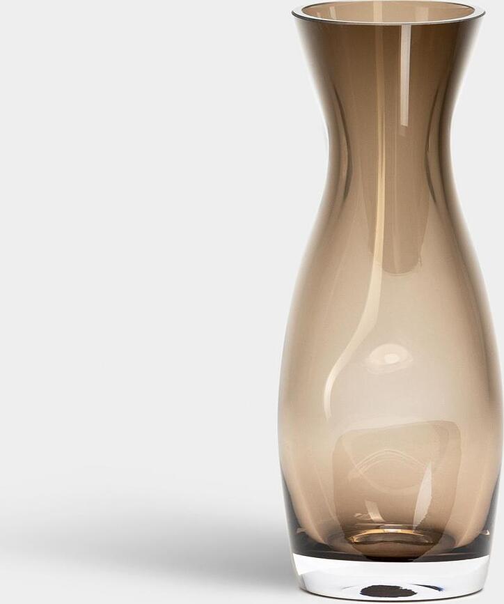 Squeeze Vase froissé 23 cm, marron