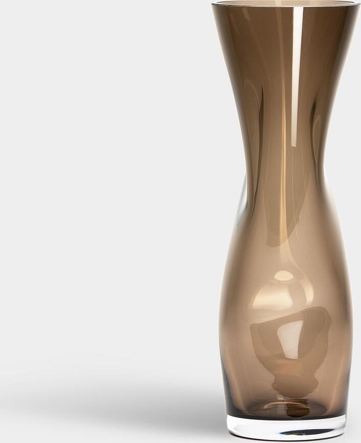 Squeeze Vase froissé, 34 cm, marron