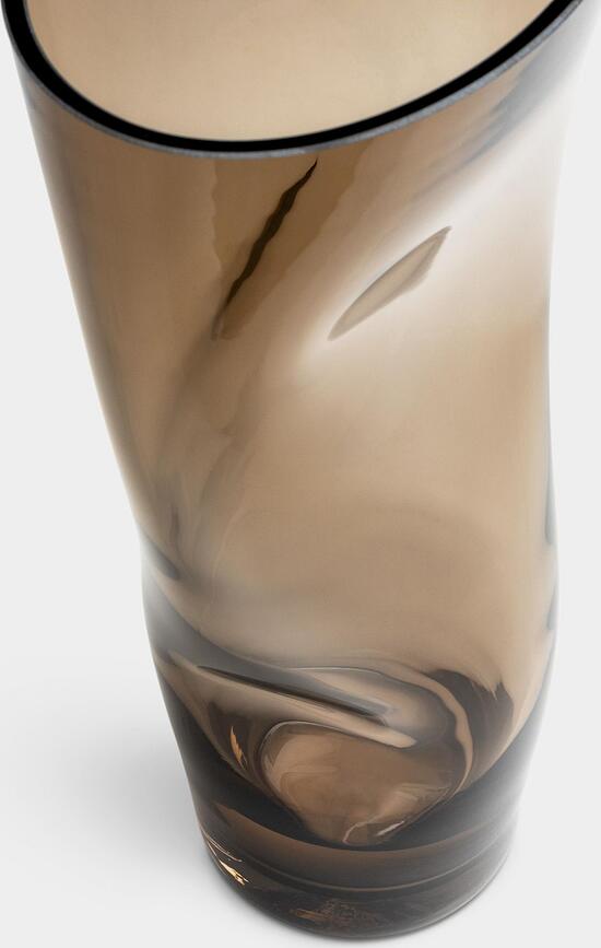 Squeeze Vaza zgužvana 34 cm smeđa