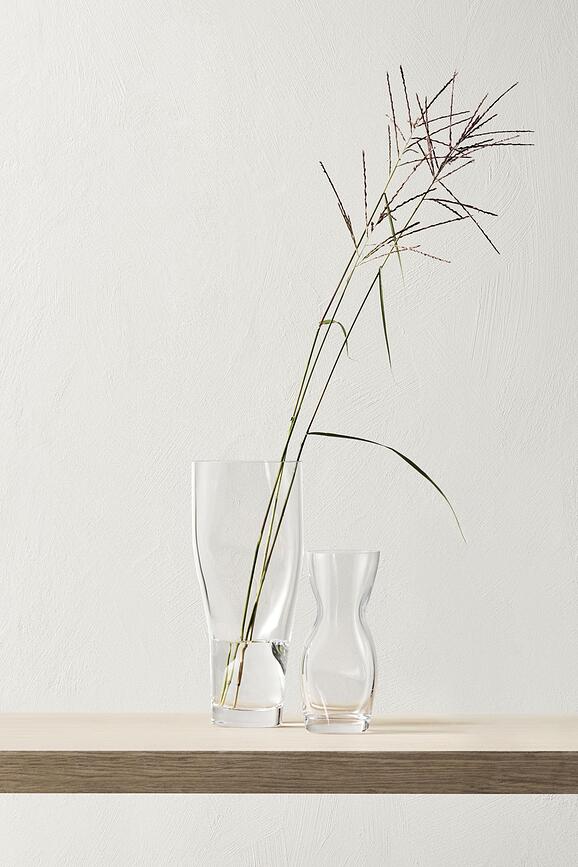 Squeeze Vaza zmečkana, 34 cm, rjava