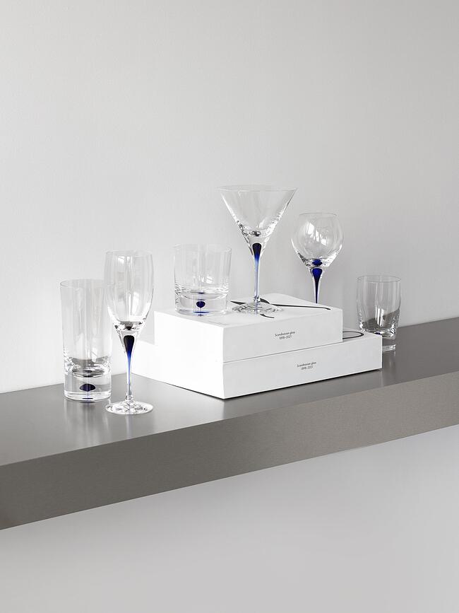Szklanka Intermezzo 250 ml niebieska