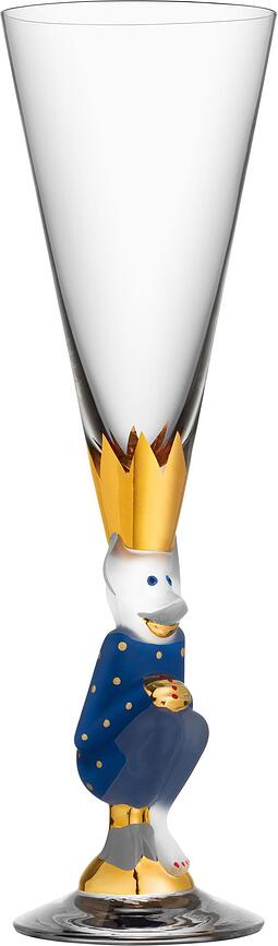 The Sparkling Devil Flûte à Champagne 190 ml, bleue