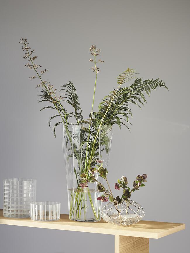 Vas Reed 50 cm, bärnstensfärgad