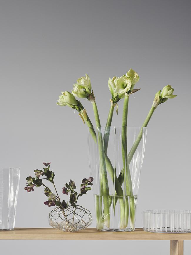 Vaso Reed 30 cm ambra