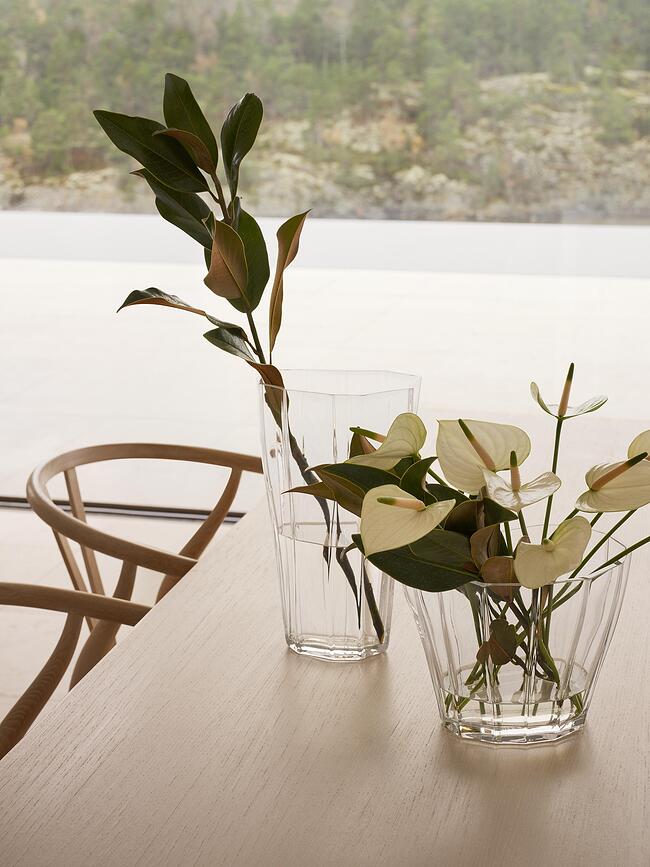 Vaso Reed 30 cm ambra
