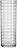 Ваза Cut in Number решітка 33 см