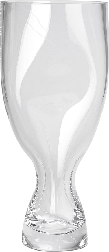 Vază deformată Squeeze 34 cm transparentă