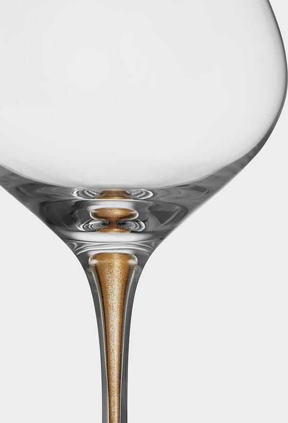 Verres à vin Intermezzo Bouquet 700 ml, dorés, lot de 2