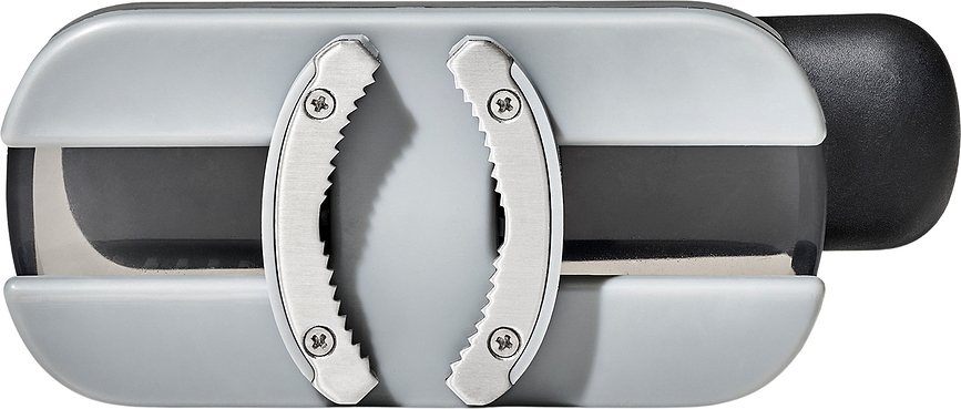 Abridor de tarros y botellas Good Grips, negro y plateado