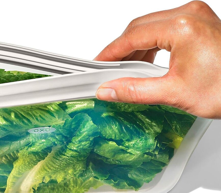 Bolsa para alimentos de silicona Good Grips, 1,9 L