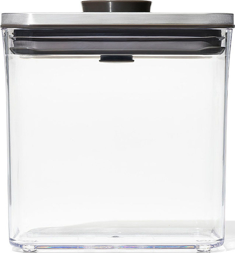 Bote Pop2, con tapa de acero inoxidable, para cocina