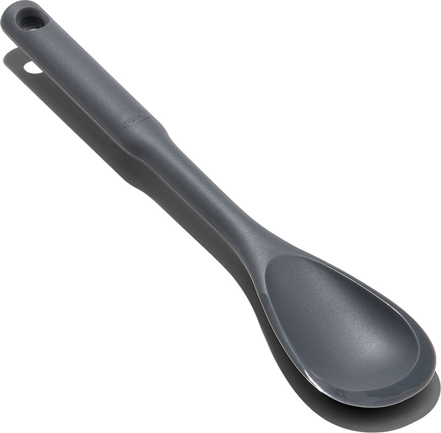 Cuchara de silicona flexible Good Grips, gris oscuro