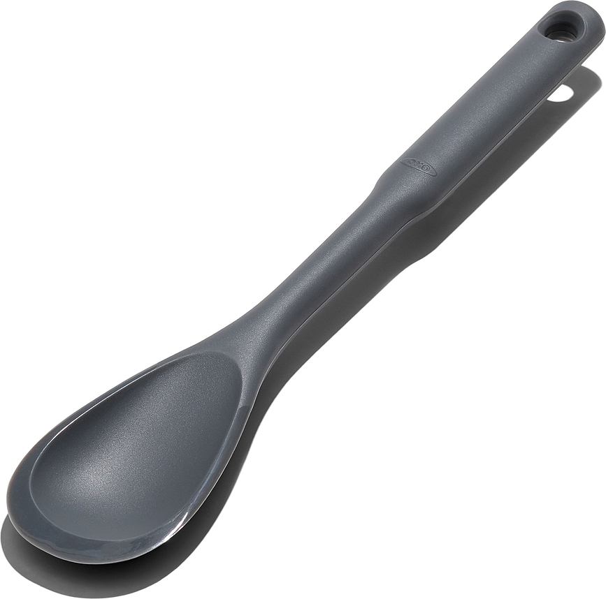 Cuchara de silicona flexible Good Grips, gris oscuro