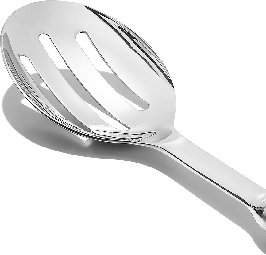 Cuchara ranurada Steel, de acero inoxidable, para servir