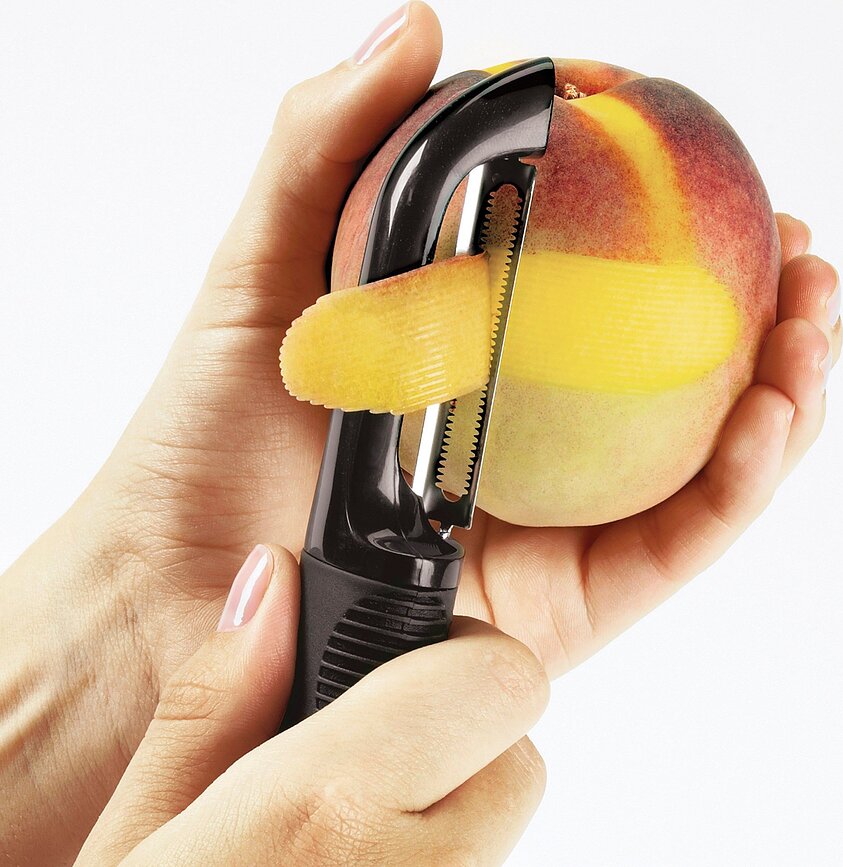 Good Grips Αποφλοιωτής, ίσιος, με οδοντωτή λεπίδα