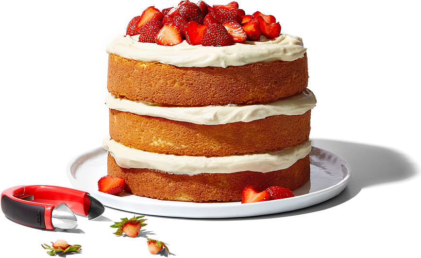 Good Grips Équeuteur de Fraises, en acier