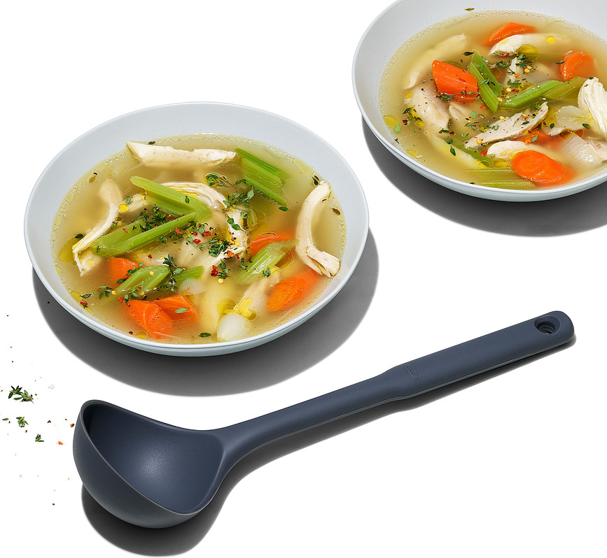 Good Grips Louche en silicone, gris foncé