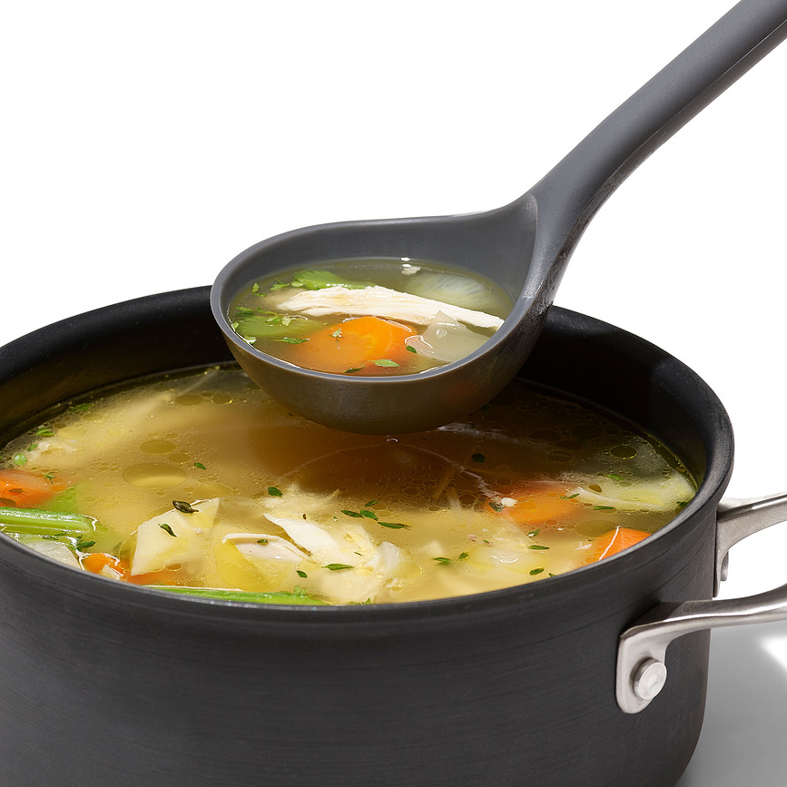 Good Grips Louche en silicone, gris foncé