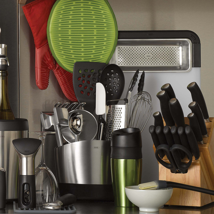 Good Grips Ociekacz za jedilni pribor, jeklen