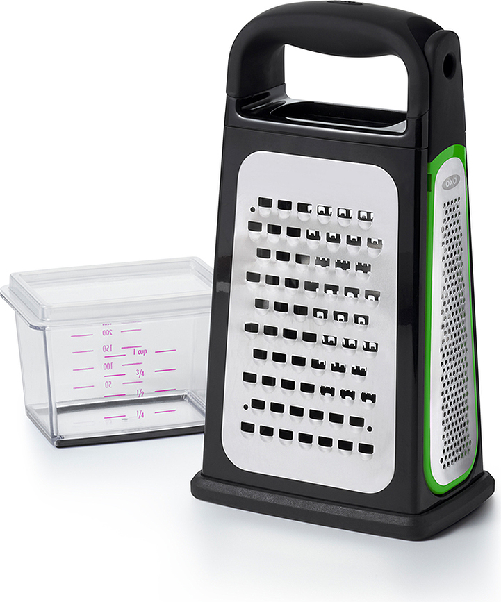 Good Grips Rende z posodo in zesterjem