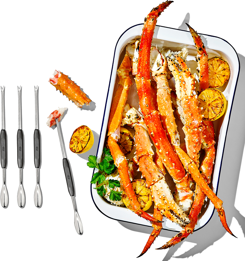 Good Grips Ustensiles à Fruits de Mer, Lot de 4