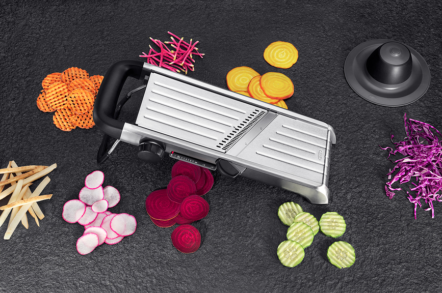 Krajalnik mandolina Steel, srebrn