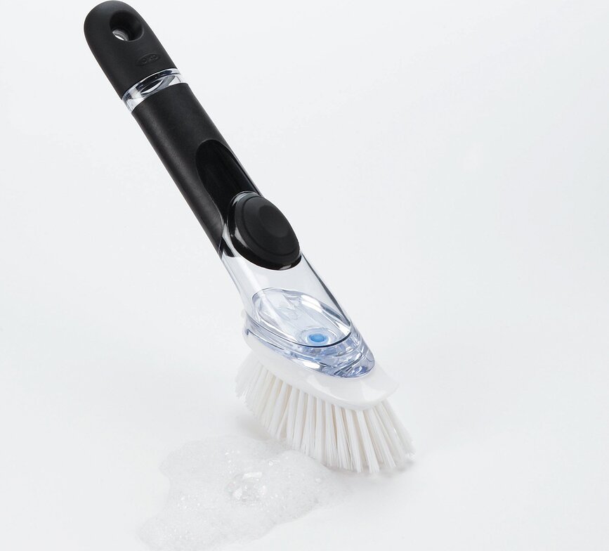 Oxo Dishwashing brush long with liquid container
