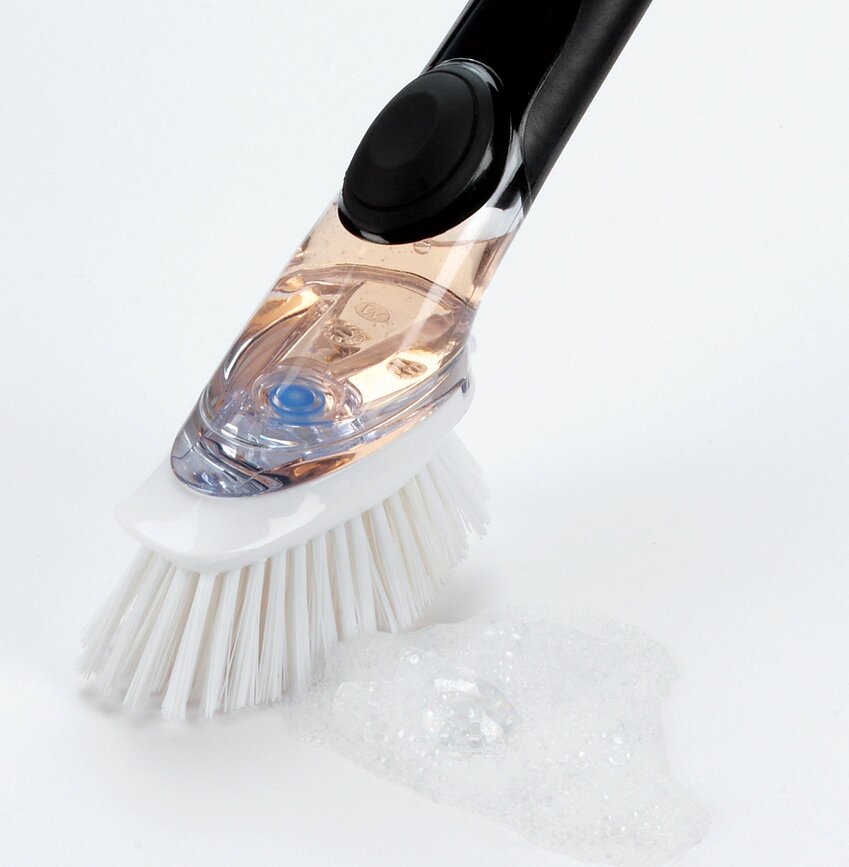 Oxo Dishwashing brush long with liquid container