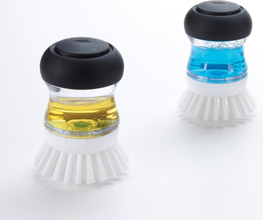 Oxo Dishwashing brush with liquid container