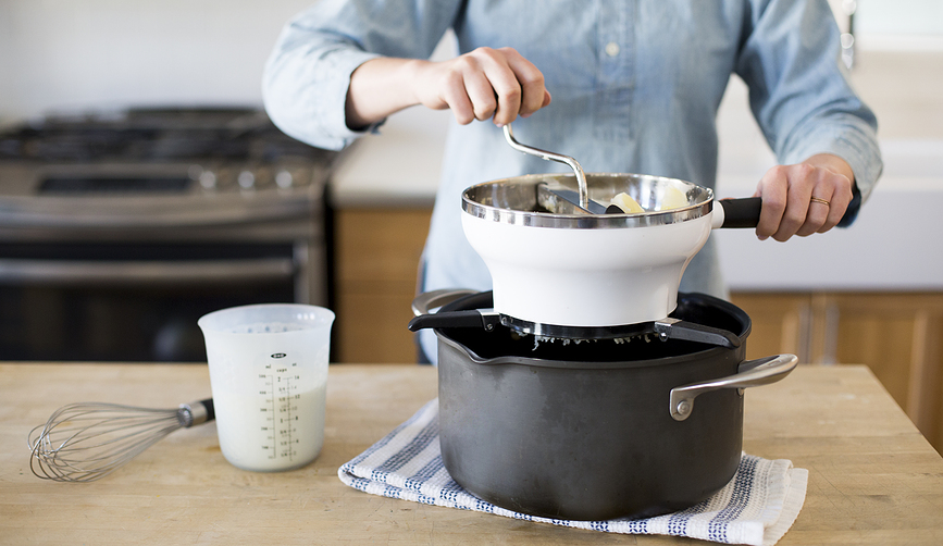 Oxo Μύλος Λαχανικών και Φρούτων, ανοξείδωτος χάλυβας