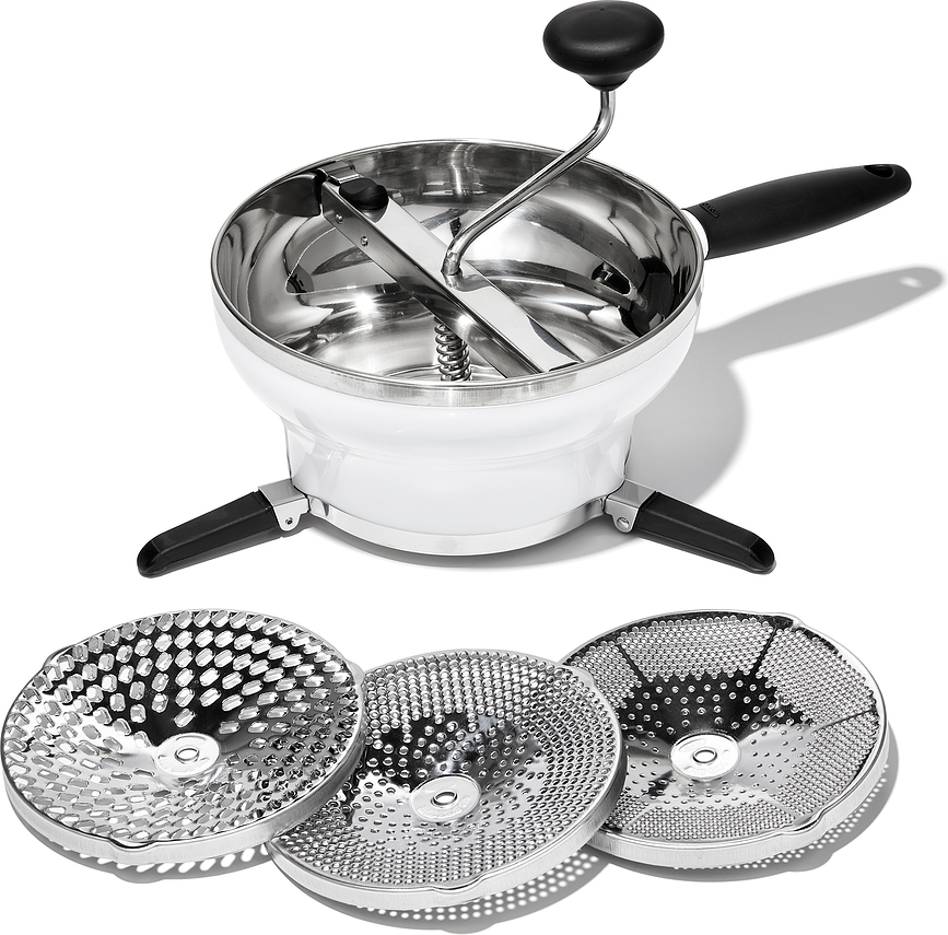 Oxo Μύλος Λαχανικών και Φρούτων, ανοξείδωτος χάλυβας