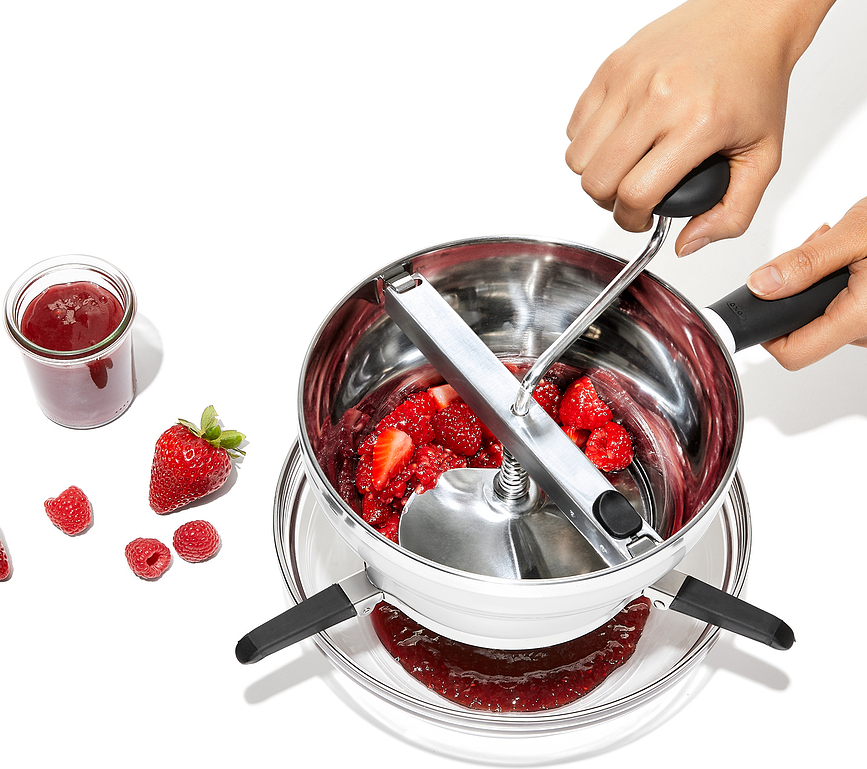 Oxo Μύλος Λαχανικών και Φρούτων, ανοξείδωτος χάλυβας