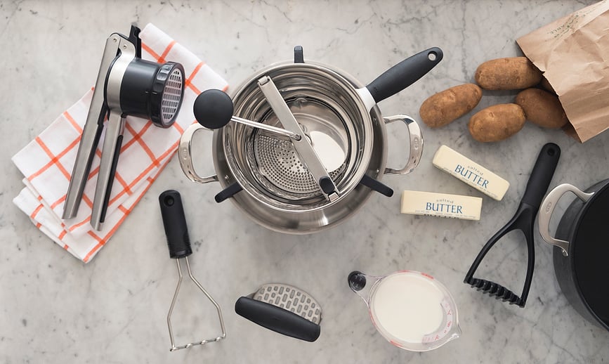 Pasapurés de acero inoxidable Oxo