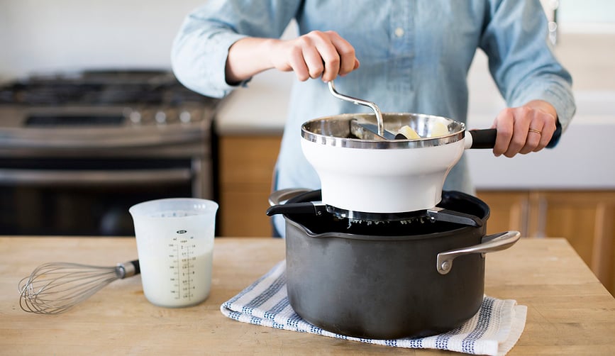 Pasapurés de acero inoxidable Oxo